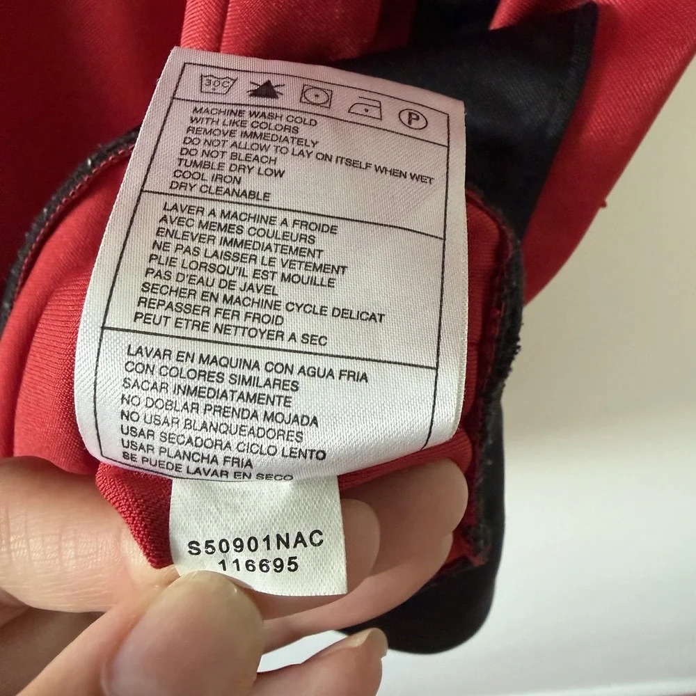 2005 Air Jordan 20th Anniversary Red Jersey Tank Black Trim Basketball Sz M RARE